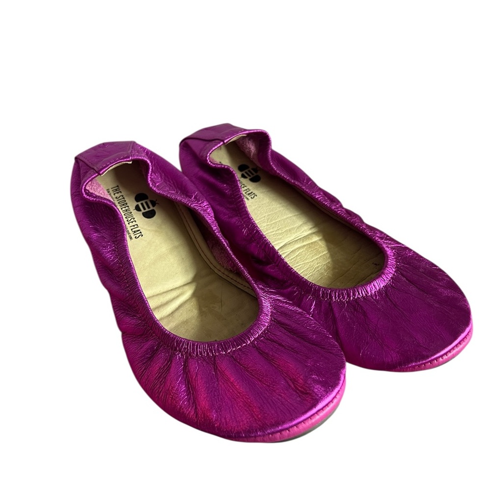 The Storehouse Flats 8 magenta metallic flats